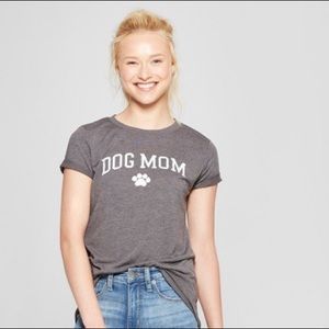 Dog Mom Short Sleeve Logo Tee Shirt